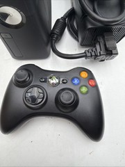 Microsoft Xbox 360 S Slim 4GB 1439 Console Bundle Controller Cable