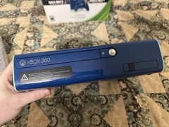 Xbox 360 E Special Edition 500GB Blue Console Near Cib Lot Read Description