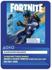Sony PlayStation 5 Disc Fortnite Bundle with Extra Controller- Cosmic Red