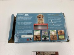 Nintendo DS Teal Nintendogs Boxed Console Broken Hinge Tested Works