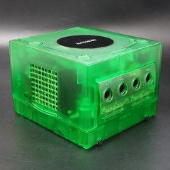 Nintendo GameCube Replacement Clear Green Shell Console NTSC U-C/J Region Switch