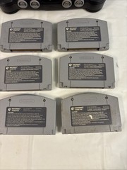 Nintendo 64 N64 Console w/ Memory Expansion 2 Controllers Games & Cords Untested