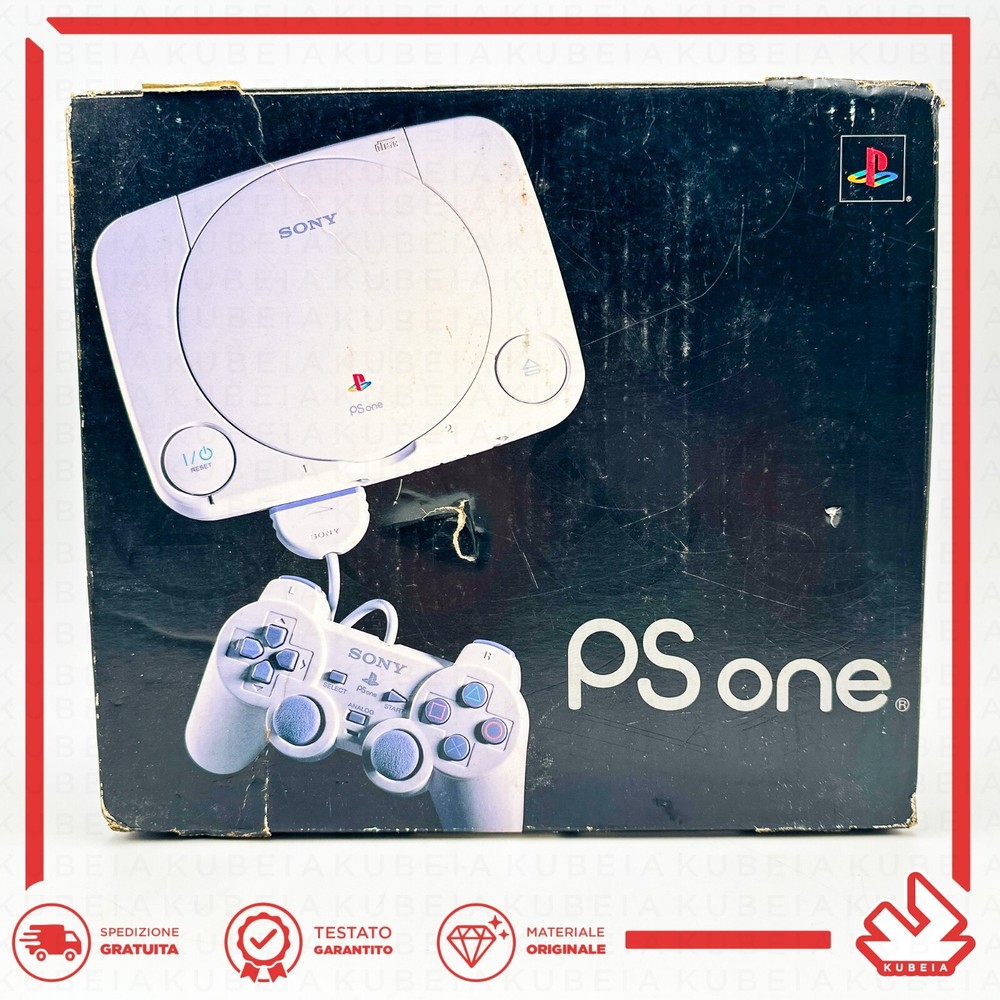 SONY PLAYSTATION ONE 1 PS1 BOXATA + MEMORY CARD 1 MB – ITALIAN CONSOLE SCPH-102