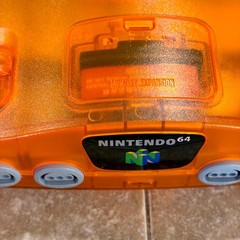 Nintendo 64 Console REGION FREE Funtastic Fire Orange Translucent Refurbished