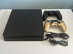 Sony PS4 1TB Black Console W/ 2 Controllers & Cords *3 GAMES INCLUDED*