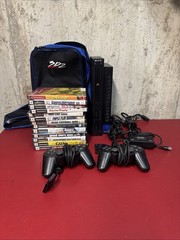 Sony PlayStation 2 Fat Console SCPH-30001- 13 Games Controllers NO BAG INCLUDED