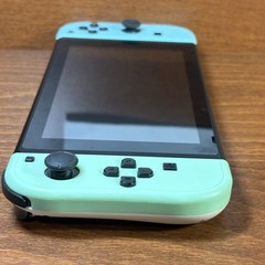 Nintendo Switch with Blue & Green Controllers | Works Perfectly | Case Included