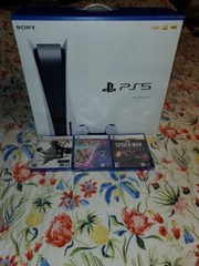 Sony PS5 Disc Edition – IN HAND – 3 GAMES INCLUDED – 1 YEAR PSN
