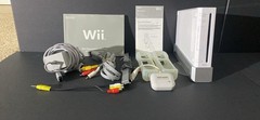 Nintendo Wii Console Bundle Tested Working w/ Cables, Sensor Bar, Stand & Manual