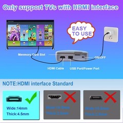 Plug & Play TV Game Console for Kids & Adults – 100 Interactive Games