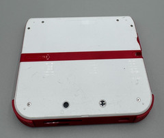 Nintendo 2DS FTR-001 1GB Handheld Game Console ONLY NO Stylus White/Red Fair