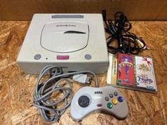 Sega Saturn Console White Gray Christmas Nights Set USED Japan Free Shipping