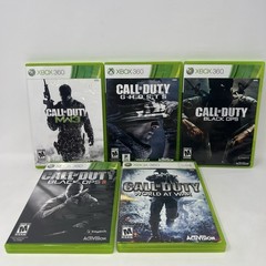 Microsoft Xbox 360 S 4GB Console Black With Call Of Duty Games Controller Cords