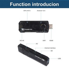 8K 64G HDMI TV Video Game Stick X8 Gaming Console Gamepad 2 Wireless Controller