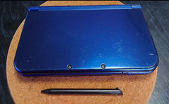 Nintendo New 3DS LL XL Metallic Blue Handheld Console Japan Region NTSC-J 0194