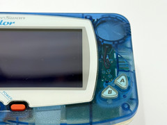 Bandai WonderSwan Color Clear Blue WSC-001 Tested Working Good Condition From JP