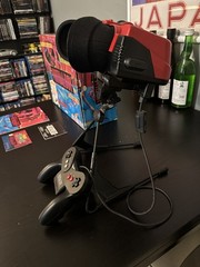 Nintendo Virtual Boy in Box w/ Mario Tennis -Powers On -BOTH DISPLAYS BAD -AS-IS
