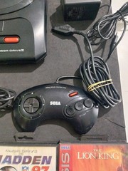 Sega Mega Drive 2 Console PAL Used Complete With 3 Games