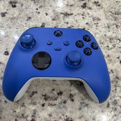 Microsoft Xbox One S White Console with Blue Controller Wi-Fi Capability