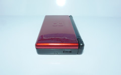 Nintendo DS Lite Crimson Red / Black Handheld Gaming System w/ Charger & Stylus