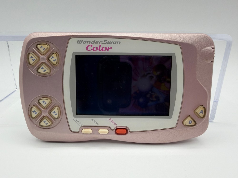 WONDERSWAN COLOR SYSTEM Peal Pink Version ~Fully Tested~ HW0044