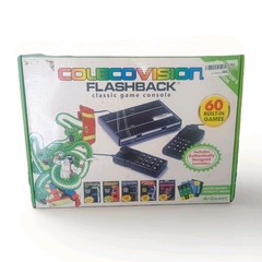 AtGames ColecoVision 32MB Black Game Console Open Box 60 Games Flashback Limited