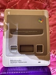 Nintendo Super Fami clear purple region freed with extras read description!!!
