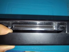 Sega Nomad 5V LCD mod, new glass lens, new DC in power jack (not Recapped)