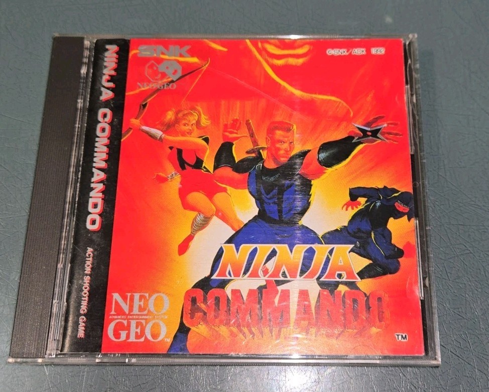 SNK NEO GEO CD US Ninja Commando NEOGEO Game READ LISTING!!