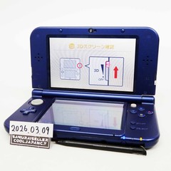 New Nintendo 3DS LL XL Metallic Blue Console Handheld System Japan Tested