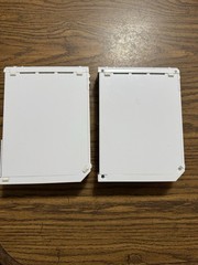 Nintendo Wii RVL-001 White Console Lot of 2 NTSC-U/C Wi-Fi 480p