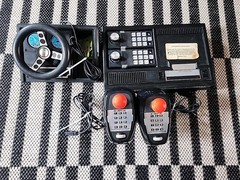 ColecoVision Console Bundle With Steering Wheel & Controllers