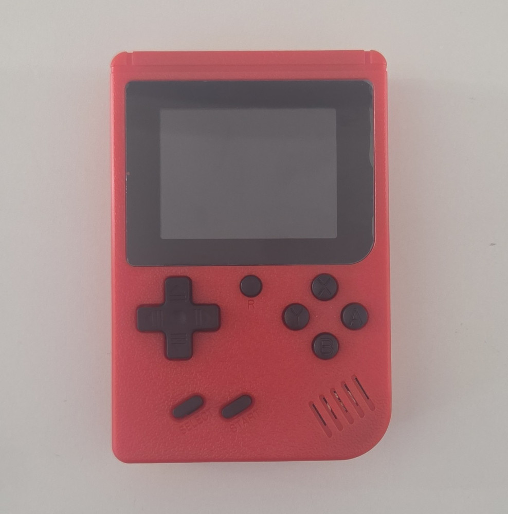 Plus Handheld Game Console Red/Black Backlit LCD TV Out Composite RCA AV DC