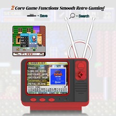 Classic 168 Game Handheld Console – Retro Style, 2 Players, Easy Setup