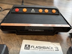Atari Flashback 3 Console 2011 Model 2 Controllers & Power Wires Untested