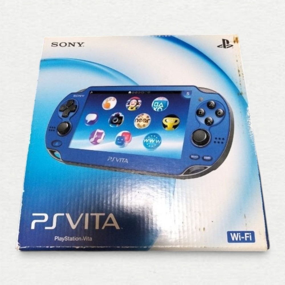 Sony PlayStation Vita PCH-1000 Handheld System Wi-Fi Capability Sapphire Blue