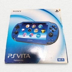 Sony PlayStation Vita PCH-1000 Handheld System Wi-Fi Capability Sapphire Blue