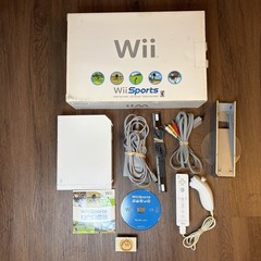 💎 Nintendo Wii Console Bundle Wii Sports CIB OEM Remote Nunchuk Tested