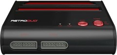 RetroDuo Nintendo NES & SNES 2in1 Twin Video Game Console System – Black/Red