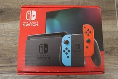 Nintendo Switch with Neon Blue and Neon Red Joy-Con (HAC-001-01)