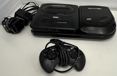 Sega Genesis Model 2 + Sega CD Model 2 Bundle Tested Working READ
