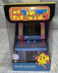 My Arcade Ms.Pac-Man Micro Player Retro Blue/Pink New In Box