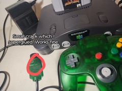 Nintendo 64 Control Deck Console System w Game Tested