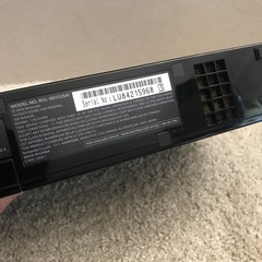 Nintendo Wii RVL-001 Black System with Cables and Motion Plus Controller TESTED