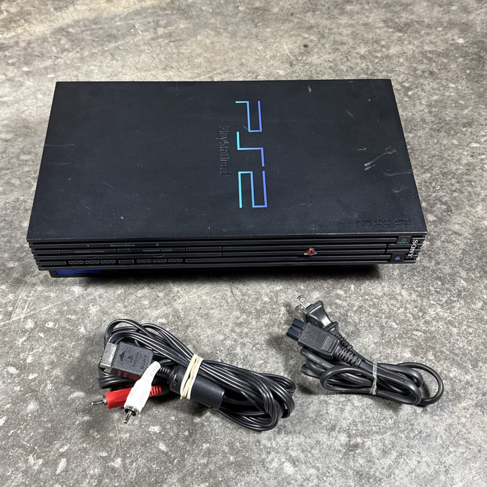 Sony PlayStation 2 PS2 Fat Console (SCPH-35001) w/ OEM AV & Power Cable Tested