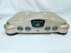 Nintendo 64 Gold Console controller set Region Free N64 Tested