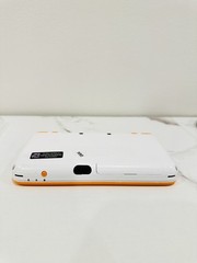 Nintendo New 2DS XL White Orange w/ 5 Games 32GB SD Charger Case Stylus Tested