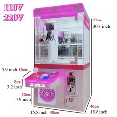 Candy Toy Doll Grabber Claw Crane Machine Catcher Clip Carnival Charge Play Mall