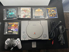 Sony PlayStation 1 PS1 SCPH-7501 Console OEM Bundle FULLY TESTED AND WORKING