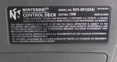 1996 Nintendo 64 Launch Edition Console Game Control Deck Complete in Box CIB